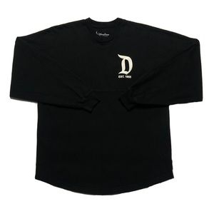 RARE Vintage Black Disneyland Resort Long Sleeve Shirt Fit